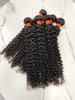 Jerry Curly Human Hair Bundles 6A Grade non traité Remy Hair Extensions Natural Black 10-30 pouces 100g / PC