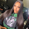 Bone raide cheveux naturels paquets en gros