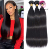 Angelbella dd Diamond Hair China Wholesale 1B # Straitement Raw 100 ％ Remy Vierge Human Hair Bundles