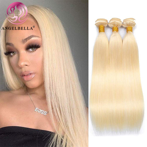 Angelbella Queen Doner Virgin Hair Brazilian 613 # Straitement 100% Poules de cheveux humains