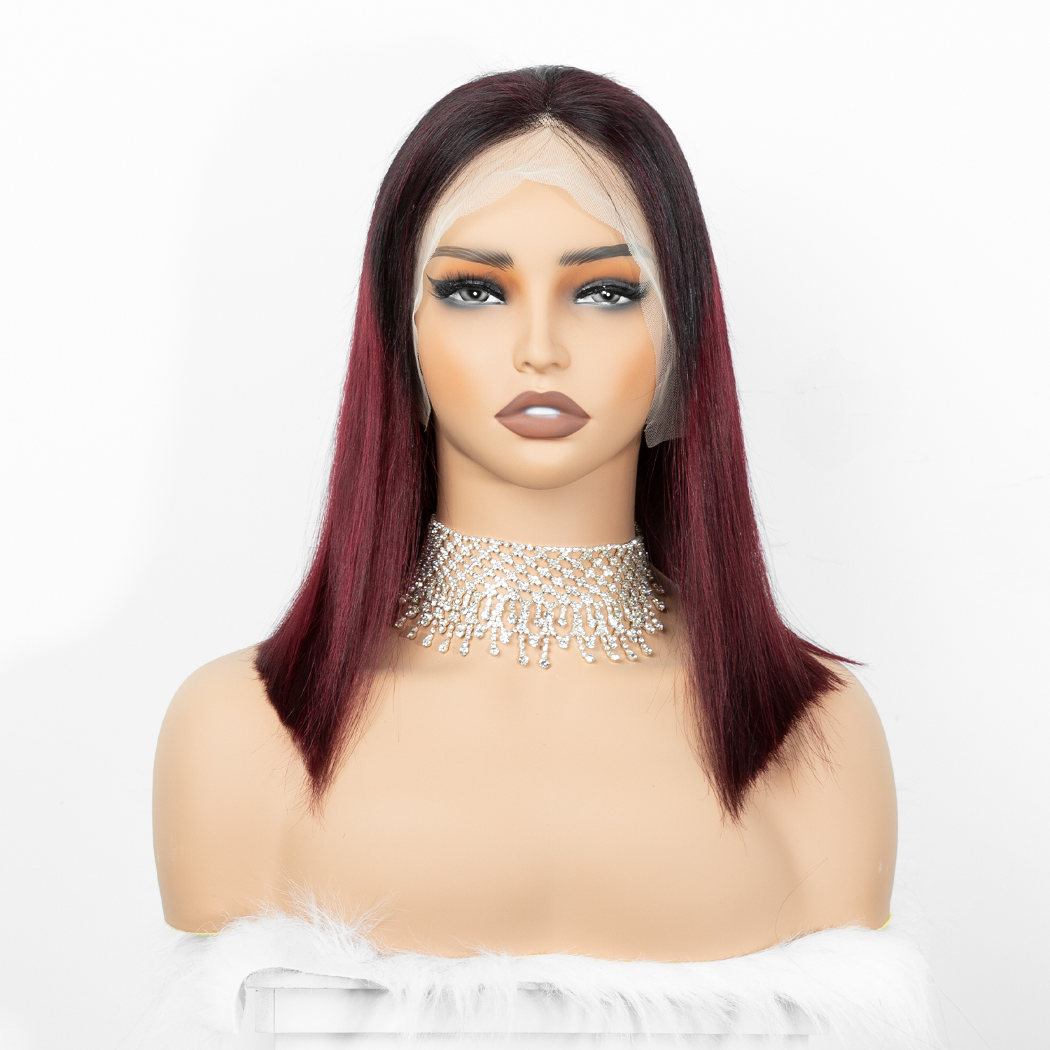  Angelbella dd Diamond Hair Wholesale Peruvian Bob Lace Front Human Hair Wig Cheap 13 * 4 Lace Frontal Short Bob Wig