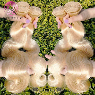 Angelbella Queen Doner Virgin Hair Beauty 613 Brésilien Body Wave Human Human Hair Punddle 