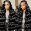 Valeur de perruque de cheveux humains en gros 4x4 5x5 vague de corps sans glu sans parent de fermeture de dentelle de dentelle transparente sans glue pour femmes