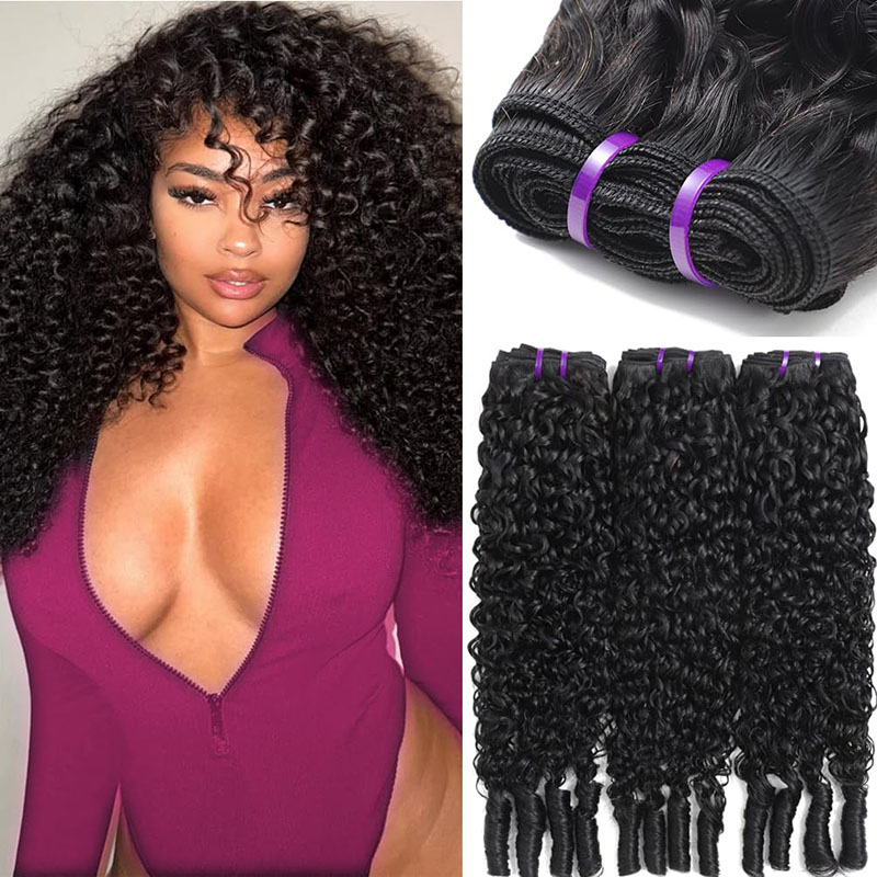 Vente en gros d'usine Bundles de cheveux humains bouclés birmans 8-40 pouces Extension de cheveux de vague d'eau vierge birmane non transformée de qualité supérieure 100% vrais cheveux humains couleur naturelle Extensions de trame de cheveux humains