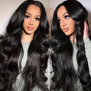 30 pouces de dentelle transparente Ferminais cheveux humains sans gllue 4x4 Perruques de fermeture brésilienne Body Body Wave Wigless Wig