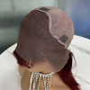 # 99J borgogne raide bob perruques brésilienes vierges cheveux courts cheveux humains bob perruques en dente