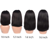 Brésilien Straight Bob Wigs Virgin Quality 5x5 Lace Fermeure T Pièce