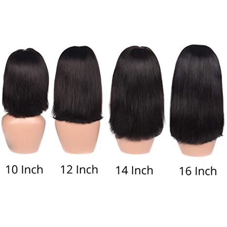 Brésilien Straight Bob Wigs Virgin Quality 5x5 Lace Fermeure T Pièce