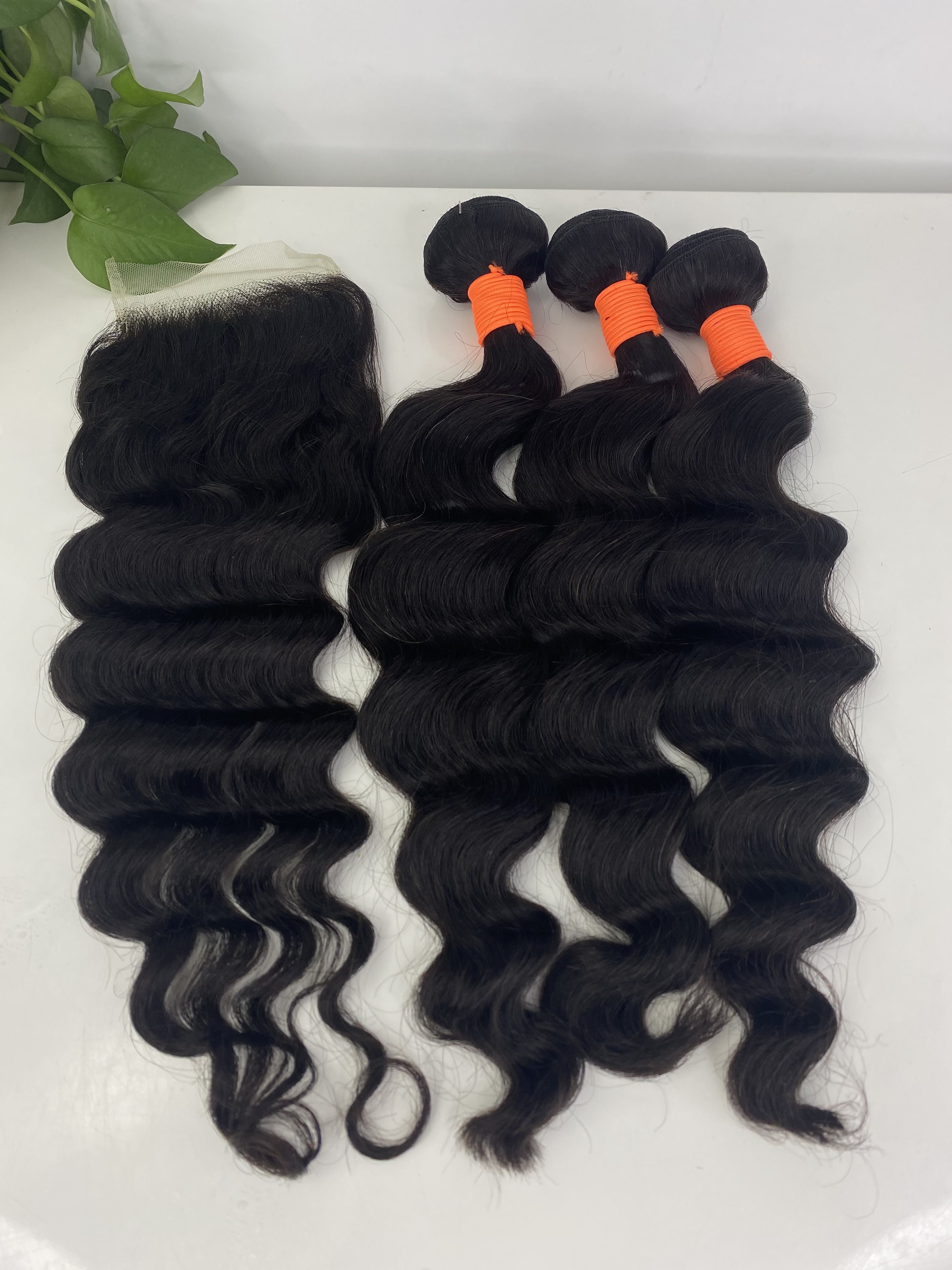 Remy Hair Bundle Wholesale Hair Bundles tisser les faisceaux de vagues océaniques