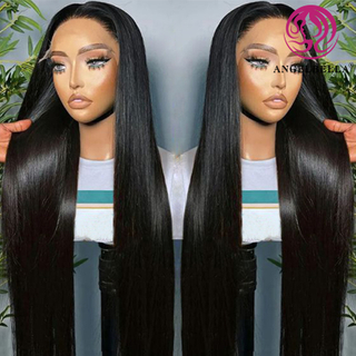 Angelbella Queen Doner Virgin Hair 13x4 Human Hoils Hd Lace Wig Heules Cupile Aligned Hair Wigsless Wigs