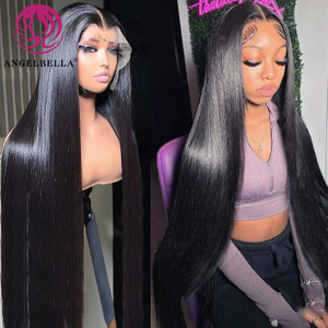 Angelbella Queen Doner Virgin Hairlesless Full Hd Lace Wig Cuticule Human Aligned 100% Full Full Lace Human Hoile Wig