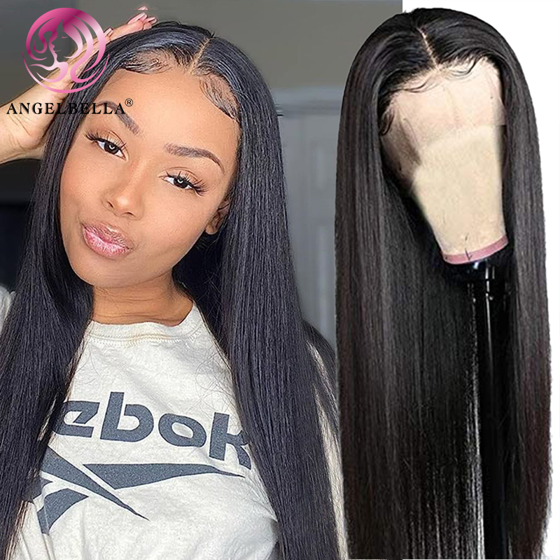 Angelbella DD Diamond Hair Best Wig Store Straite Brésilien Brésilien Lace Front Hair Wig