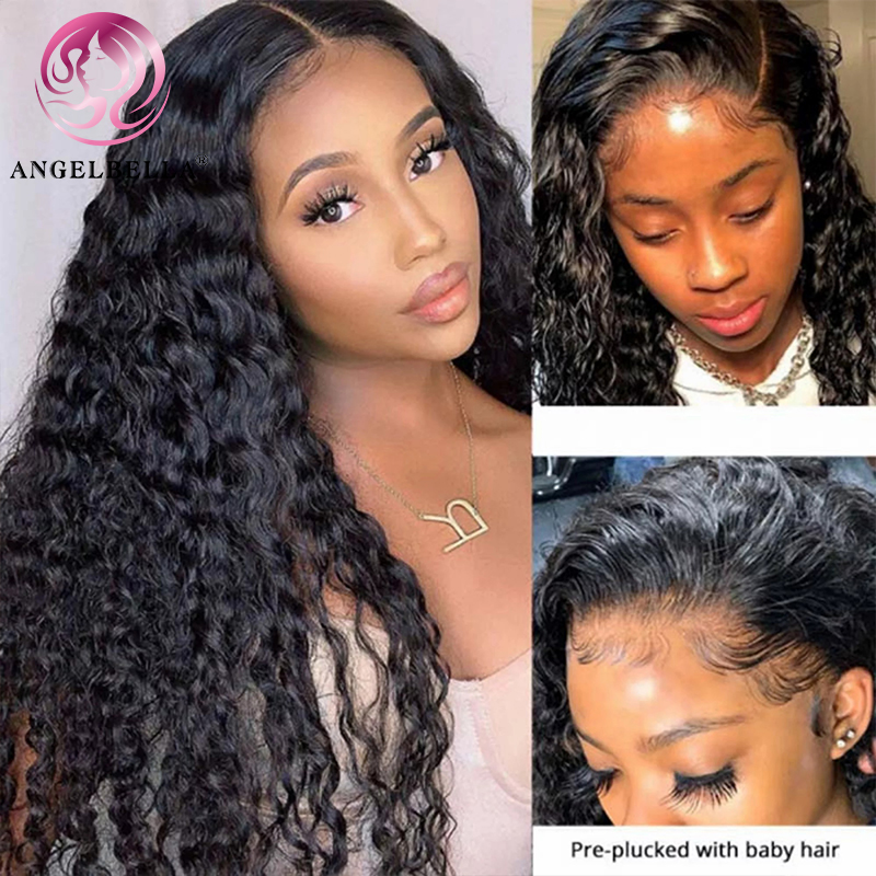 Angelbella Glory Virgin Hair 13x4 Black Deep Wave Cuticule Aligned Hair Brut Vietnamien Human Hair Hd Lace Frontal Wig