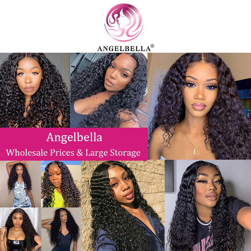 Angelbella DD Diamond Hair Wholesale HD 13x4 Deep Wave Lace Front Human Hair Wigs
