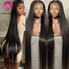 Angelbella Queen Doner Virgin Hair Vietnamien Hair 13X4 1B # Straitement HD Lace Frontal Human Hair Wigs