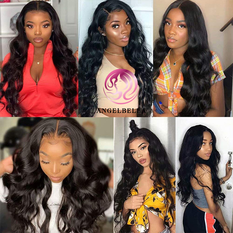 Angelbella DD Diamond Hair 13x4 Body Wave Lace Lace Wig Front Real Human Hair Wigs Wholesale