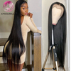 Angelbella Queen Doner Virgin Hair Vietnamien Hair 13X4 1B # Straitement HD Lace Frontal Human Hair Wigs