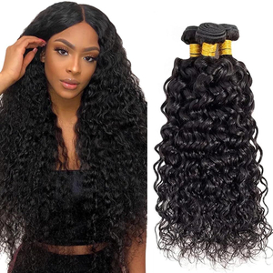 Brésilien en gros de 40 pouces Vierge Vierge Extensions Vendeur Vendeur Labé privé Double Drawn Waft Water Wave Human Hair Weaves Bundle
