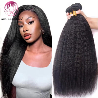Angelbella 36 pouces paquets de cheveux crus paquets