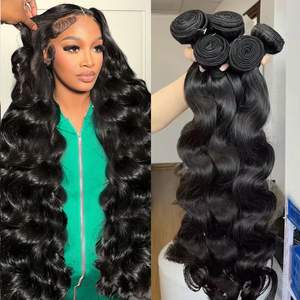 Vendeurs de cheveux vierges indiennes en gros double tât de cheveux humain extension du corps onde de corps double paquet de cheveux dessinés