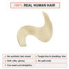 Ruban dans les extensions de cheveux Cuticules cheveux alignés naturels en gros 100% Vierge cru vierge ruban de cheveux humain en extensions