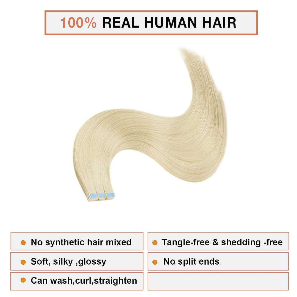 Ruban dans les extensions de cheveux Cuticules cheveux alignés naturels en gros 100% Vierge cru vierge ruban de cheveux humain en extensions