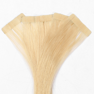 Ruban dans les extensions de cheveux Natural Blonde Human Heuvr