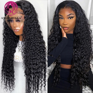 13x4 Transparent Wig Wig Wig Wig Deep Deep HD Lace Frontal Perruques de 40 pouces Perruques de dentelle de cheveux humains crus pour femmes noires 